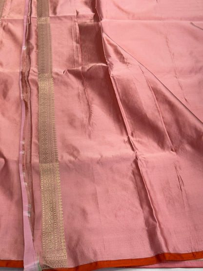 Handwoven Banarasi Satin Tanchoi Silk Saree