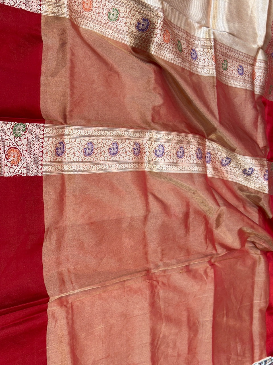 Handwoven Pure Banarasi Tissue Saree