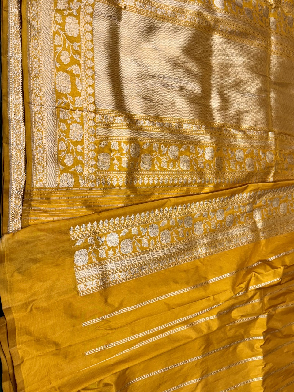 Yellow Handwoven Pure Silk Saree