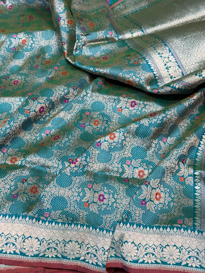 Handwoven Pure Silk Brocade Saree