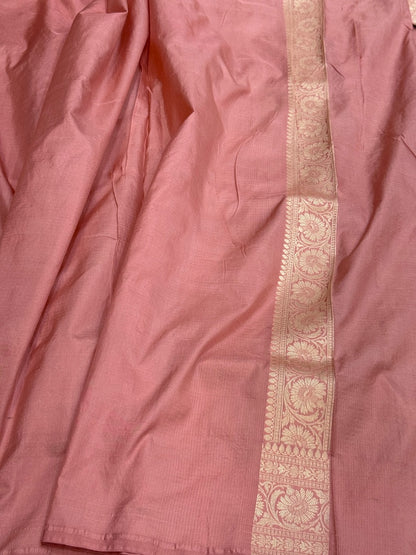 Purple Banarasi Pure Silk Saree