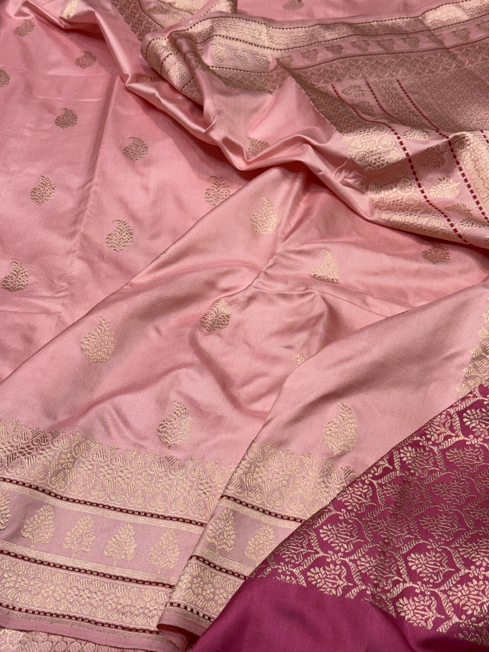 Handwoven Ektara Pure Banarasi Silk Saree