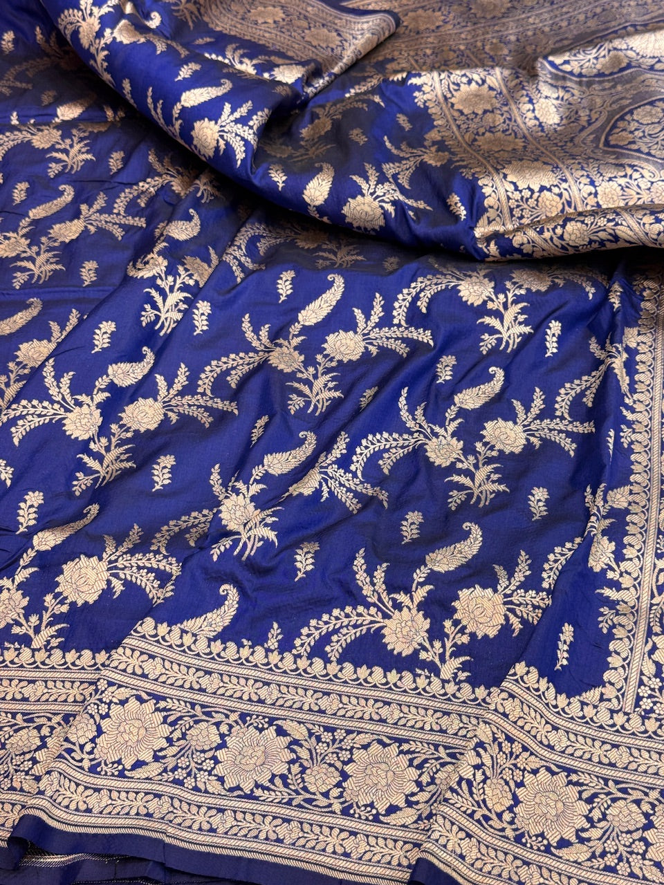 Banarasi Pure Katan Silk Saree | Pure Silk | Cutwork Technique | Banarasi Katan Silk Saree
