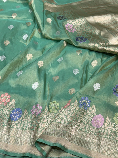 Handwoven Pure Tissue Saree