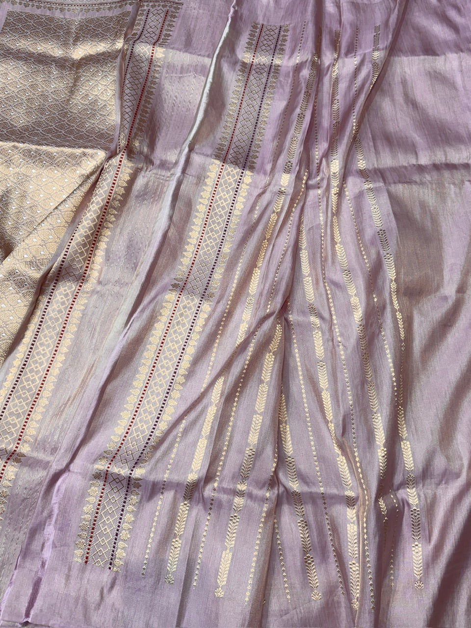 Handwoven Pure Ektara Tissue Saree