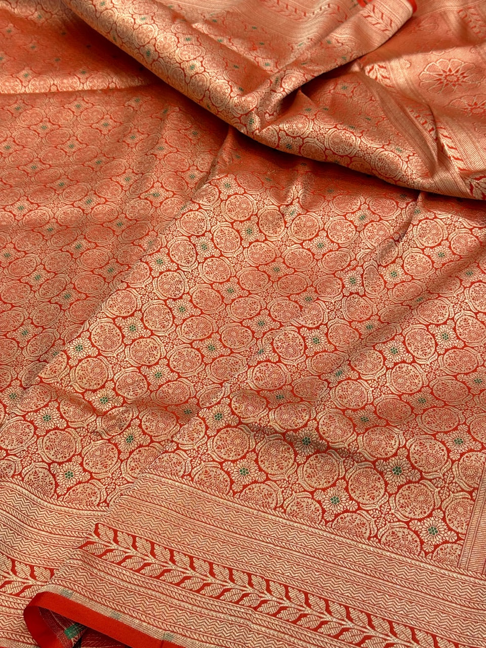 Banarasi Minakari Pure Katan Silk Brocade Saree
