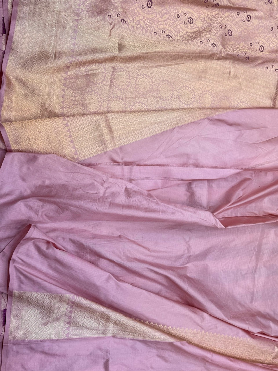Banarasi Minakari Pure Katan Silk Brocade Saree – Rich Traditional Brocade Weave
