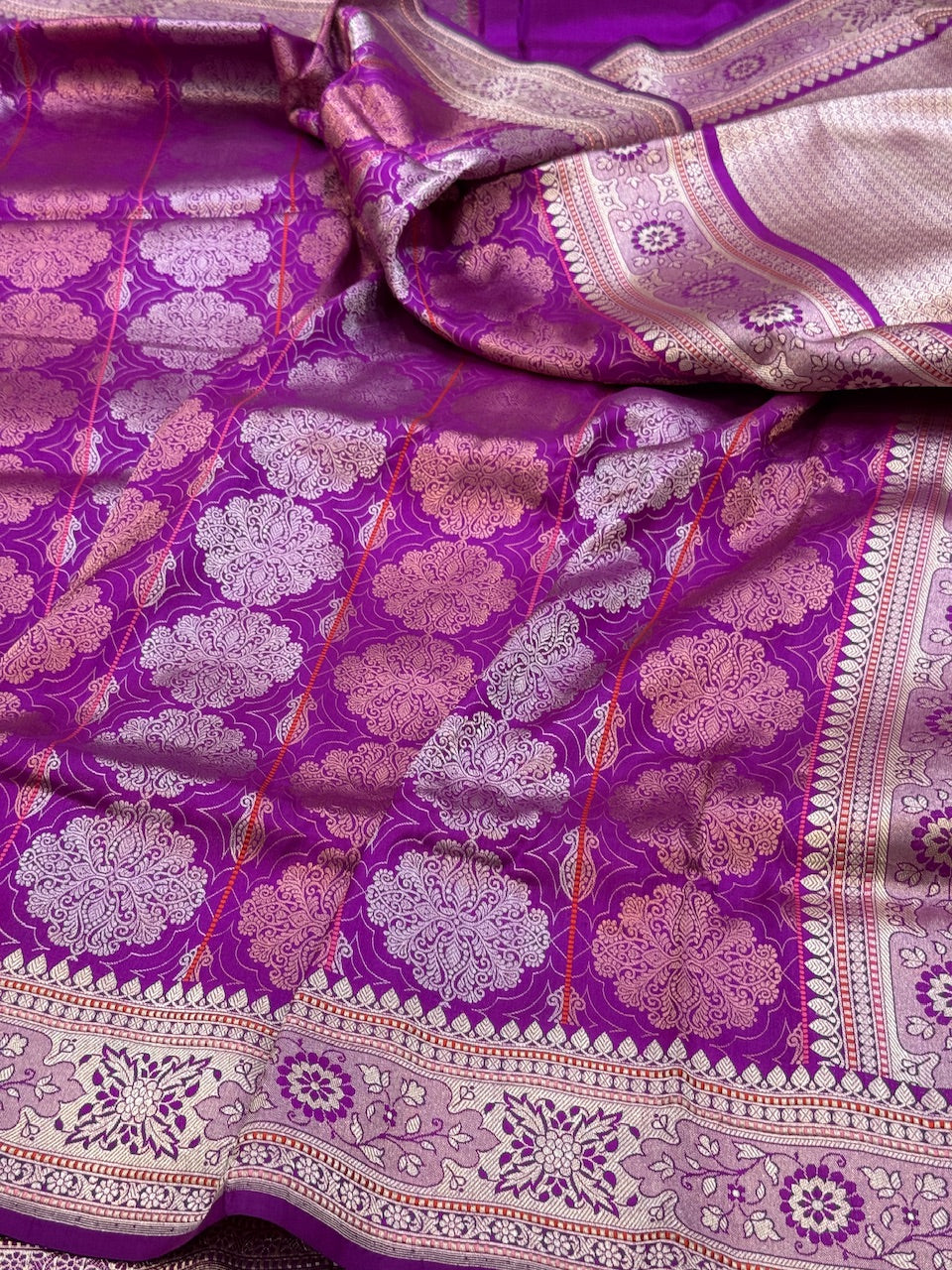 Powder Blue Ektara Handwoven Saree