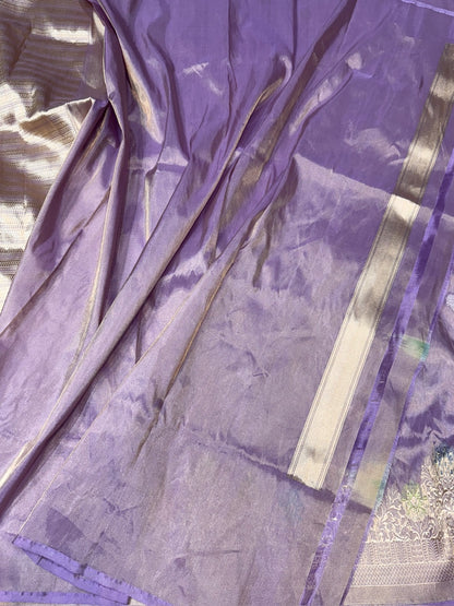 Handwoven Pure Tissue Saree