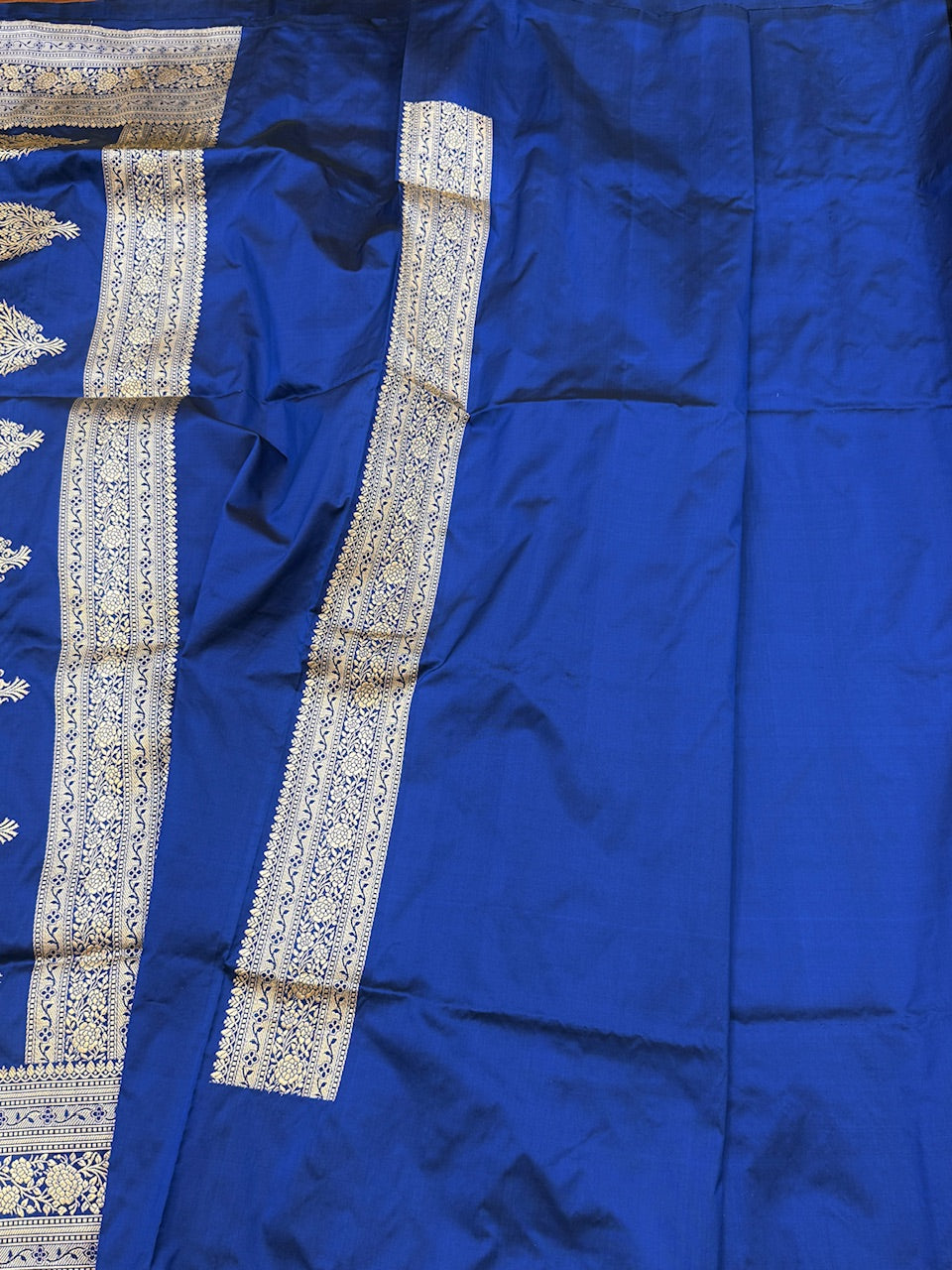 Royal Blue Handwoven Banarasi Silk Saree