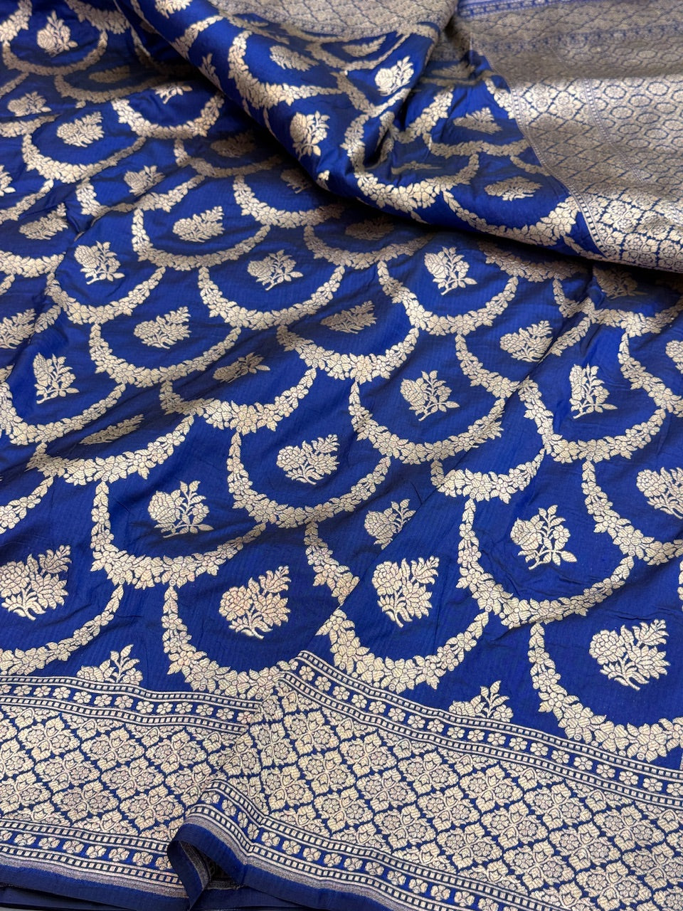 Banarasi Necklace Pure Katan Silk Saree | Pure Silk | Cutwork Technique | Banarasi Katan Silk Saree