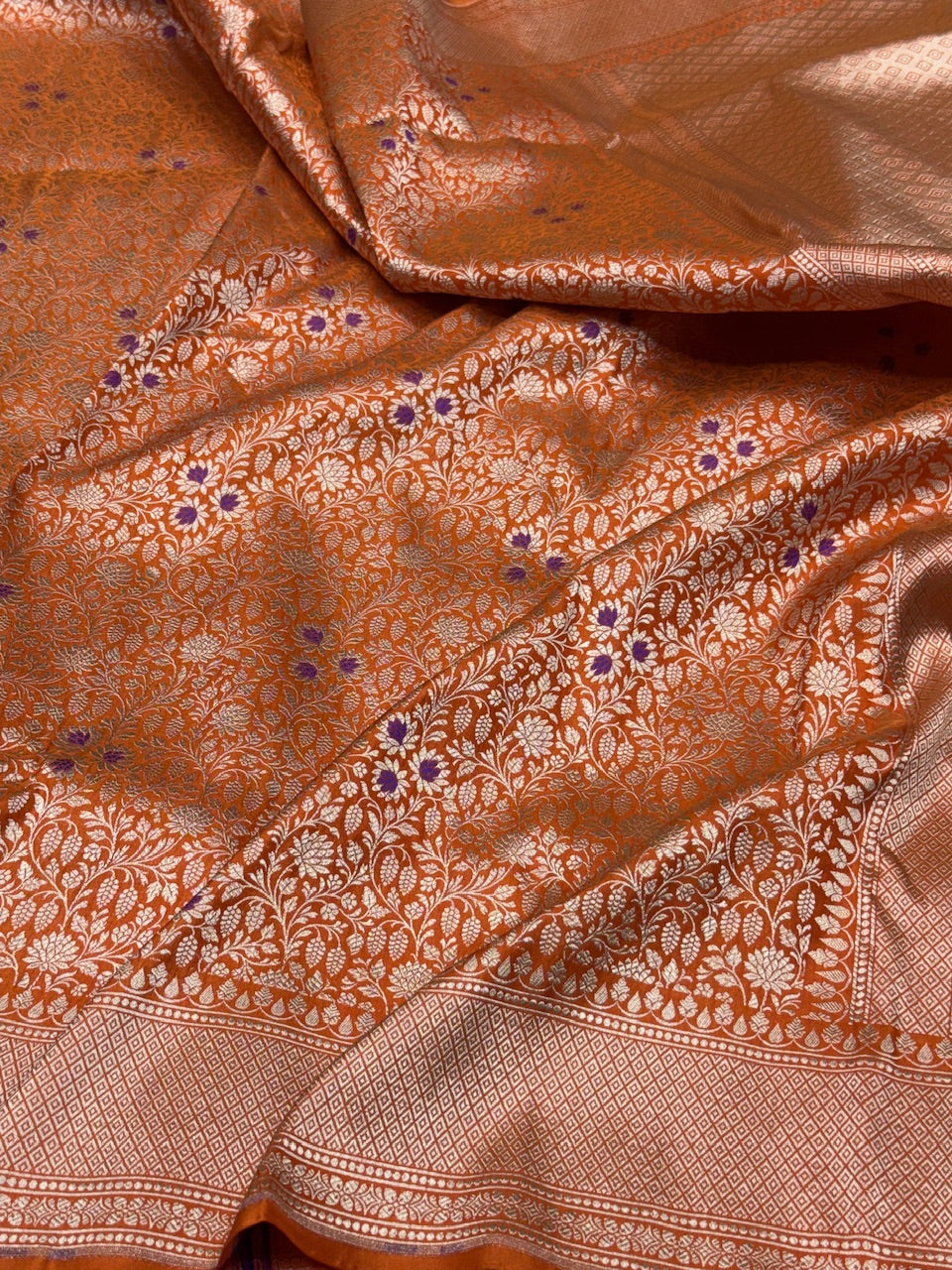 Banarasi Minakari Pure Silk Brocade Saree