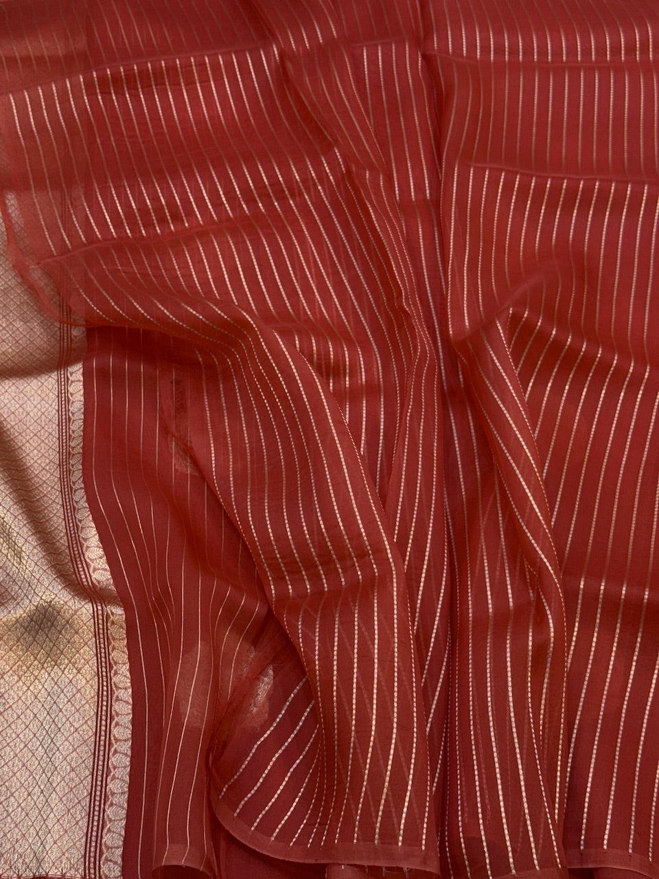 Handwoven Banarasi Pure Organza Silk Saree