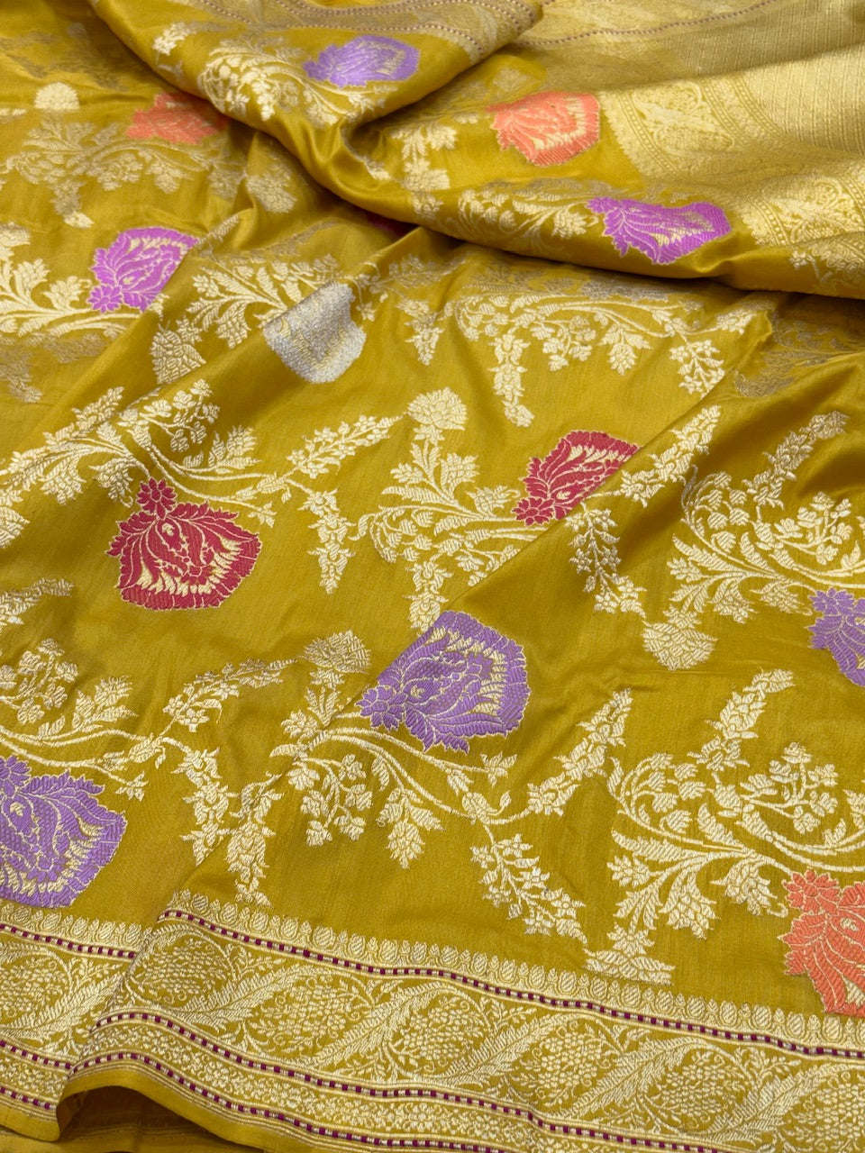 Handwoven Pure Banarasi Silk Saree