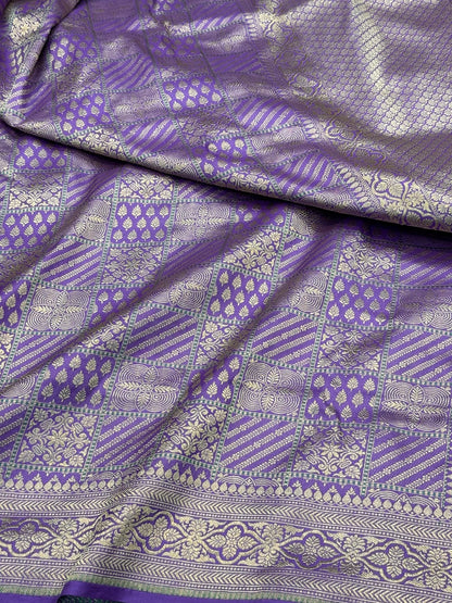 Banarasi Minakari Pure Silk Brocade Saree