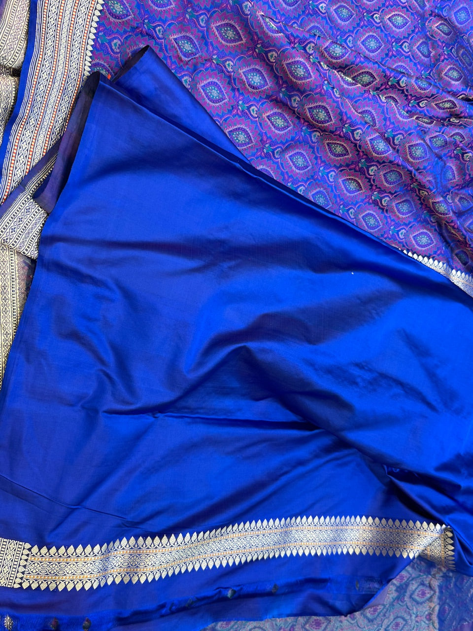 Handwoven Pure Banarasi Satin Silk Saree