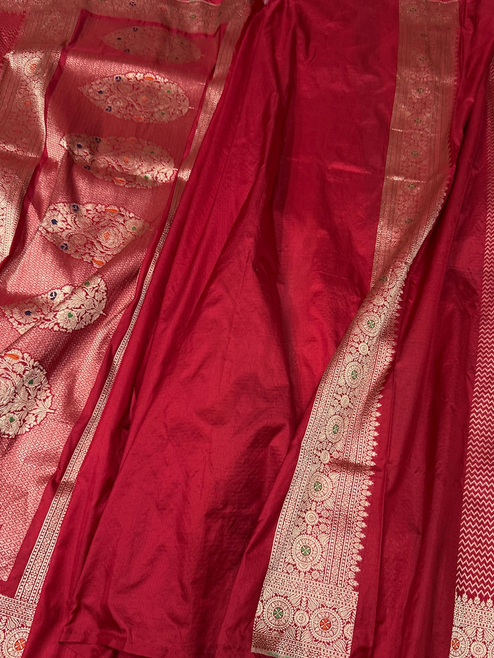 Banarasi Minakari Pure Katan Silk Brocade Saree