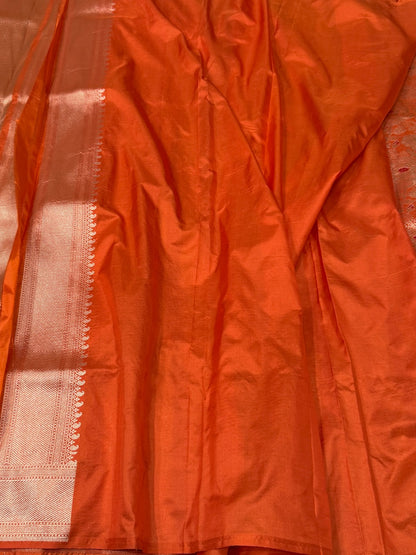 Banarasi Minakari Pure Silk Brocade Saree