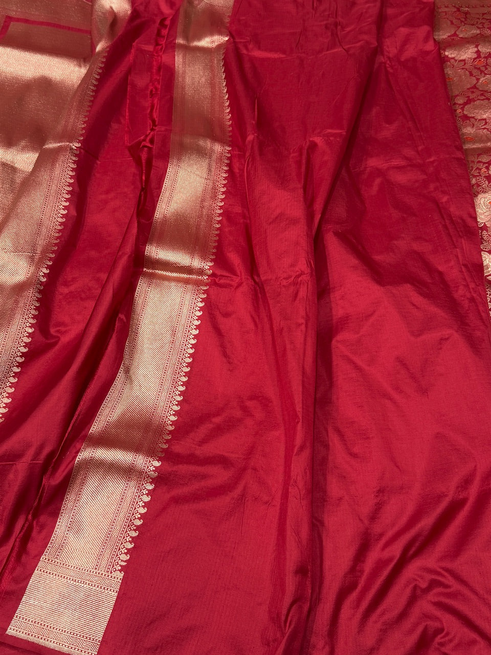 Banarasi Minakari Pure Katan Silk Brocade Saree – Rich Traditional Brocade Weave