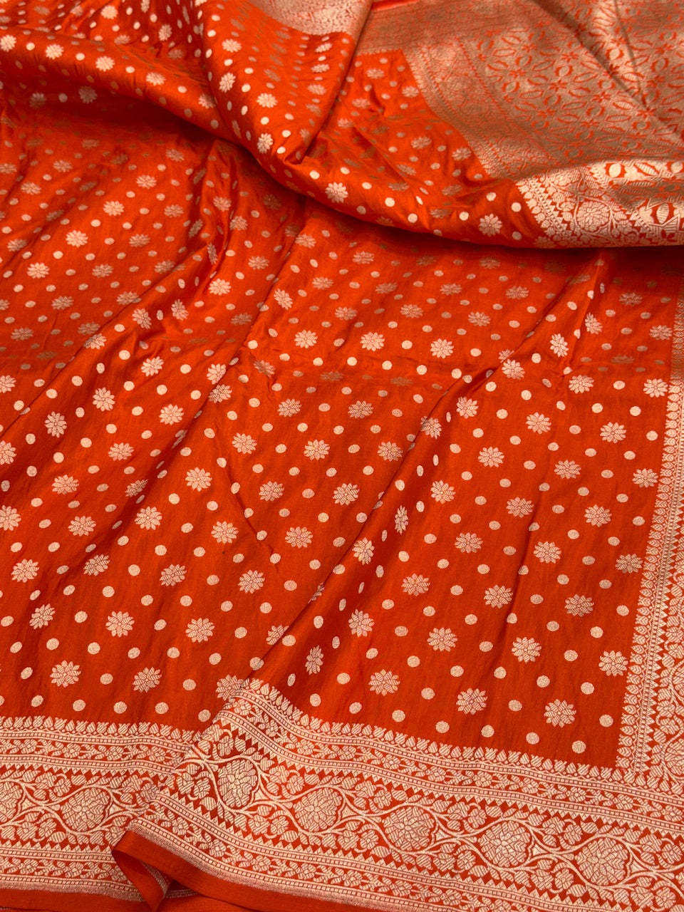 Banarasi Pure Katan Silk Saree | Pure Silk | Cutwork Technique | Banarasi Katan Silk Saree