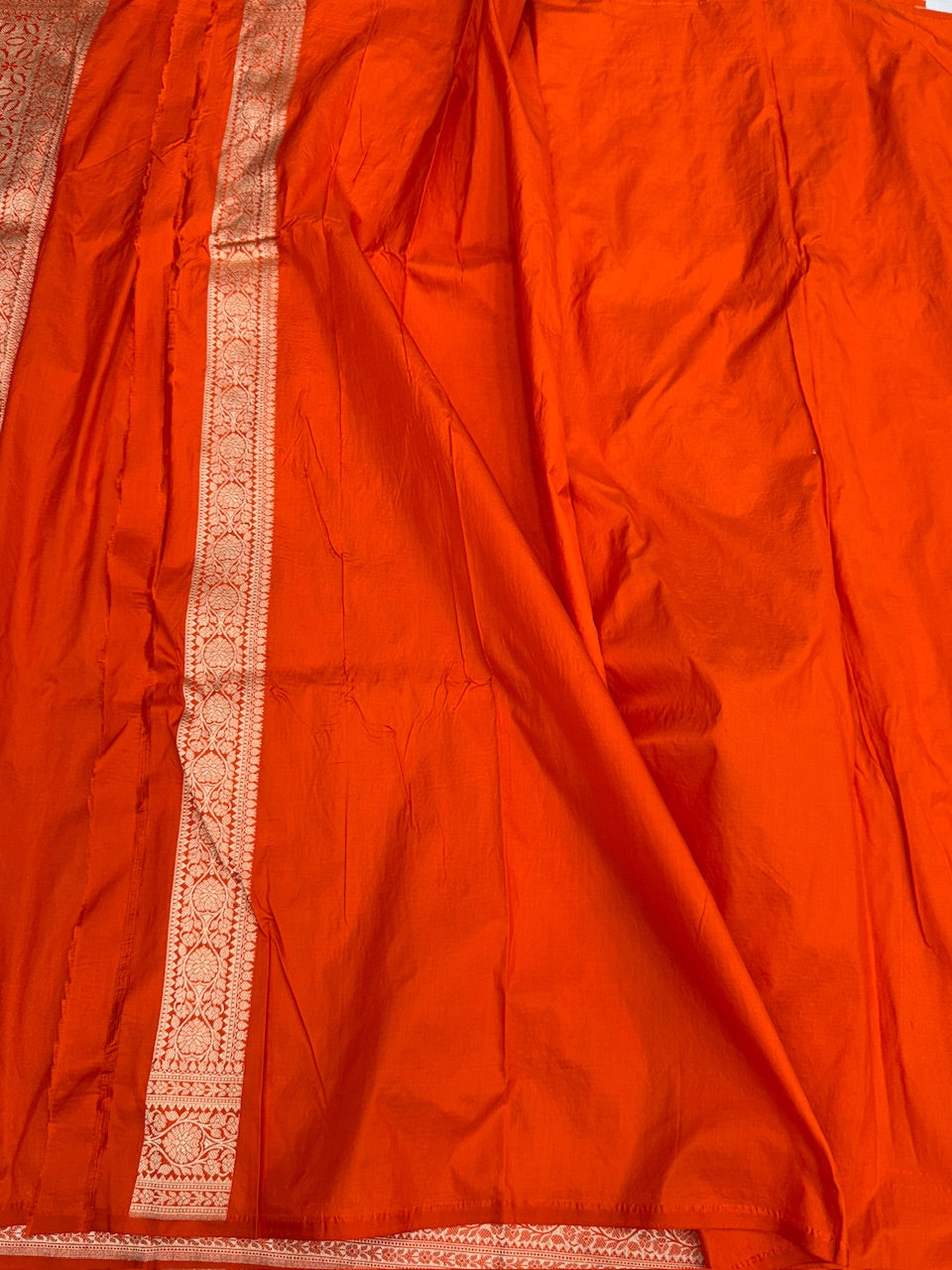 Banarasi Pure Katan Silk Saree | Pure Silk | Cutwork Technique | Banarasi Katan Silk Saree