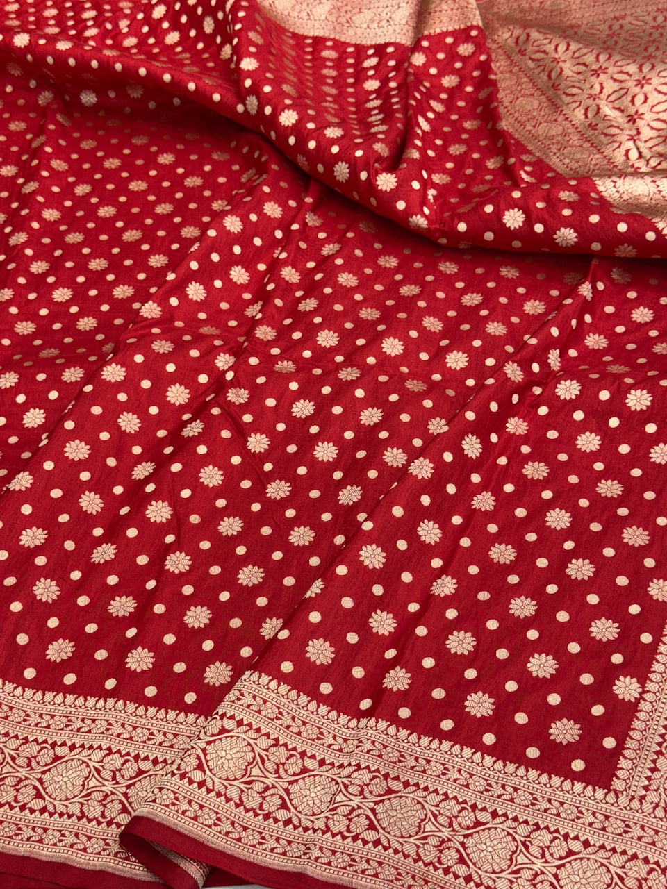 Banarasi Pure Katan Silk Saree | Pure Silk | Cutwork Technique | Banarasi Katan Silk Saree