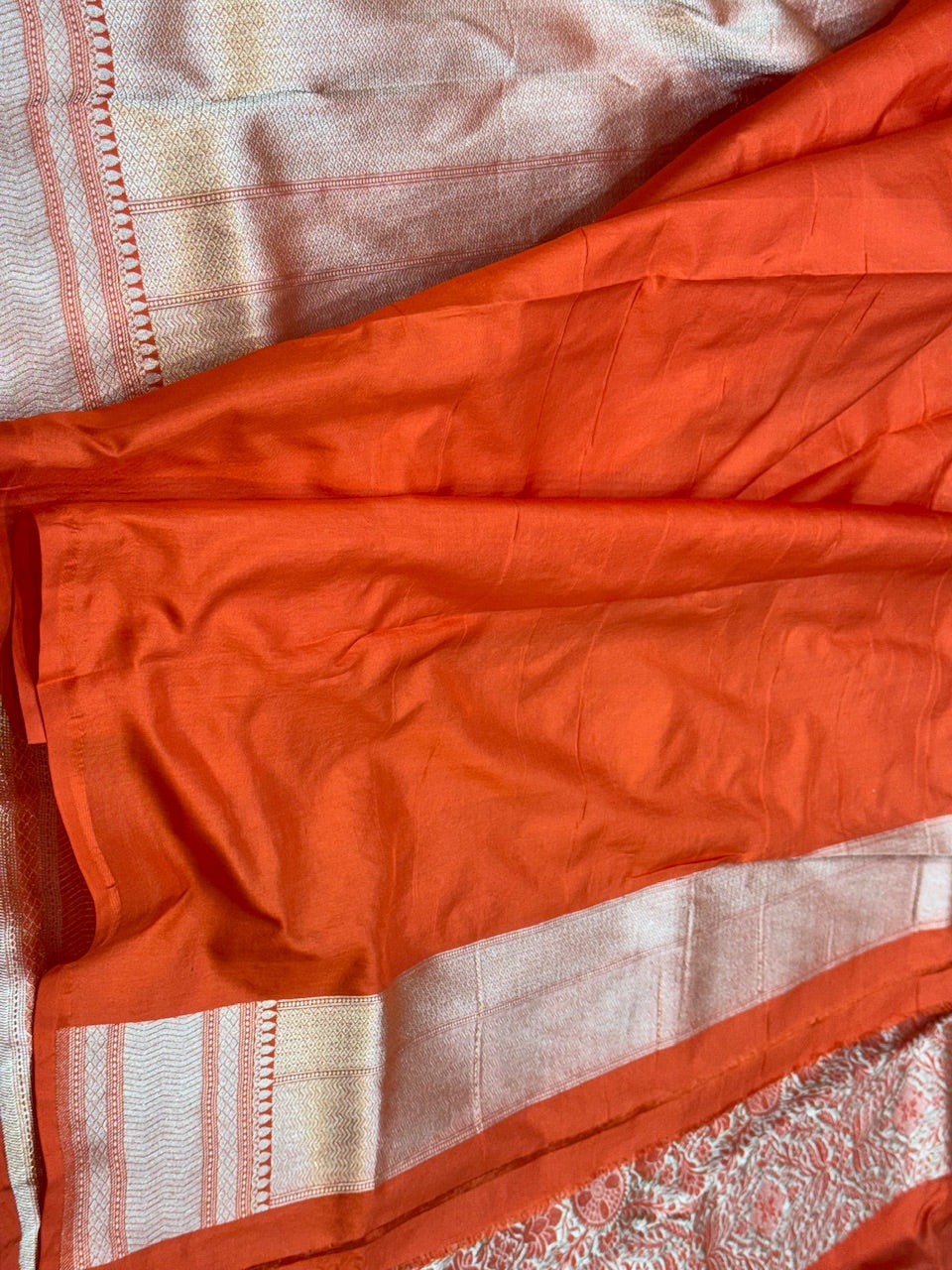 Banarasi Pure Silk Brocade Saree – Luxurious Katan Silk with Intricate Brocade Weave