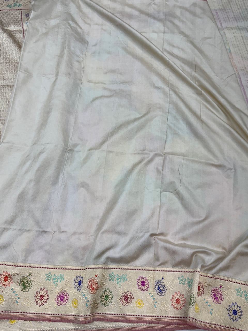 Multicolour Rangkaat Handwoven Pure Banarasi Saree