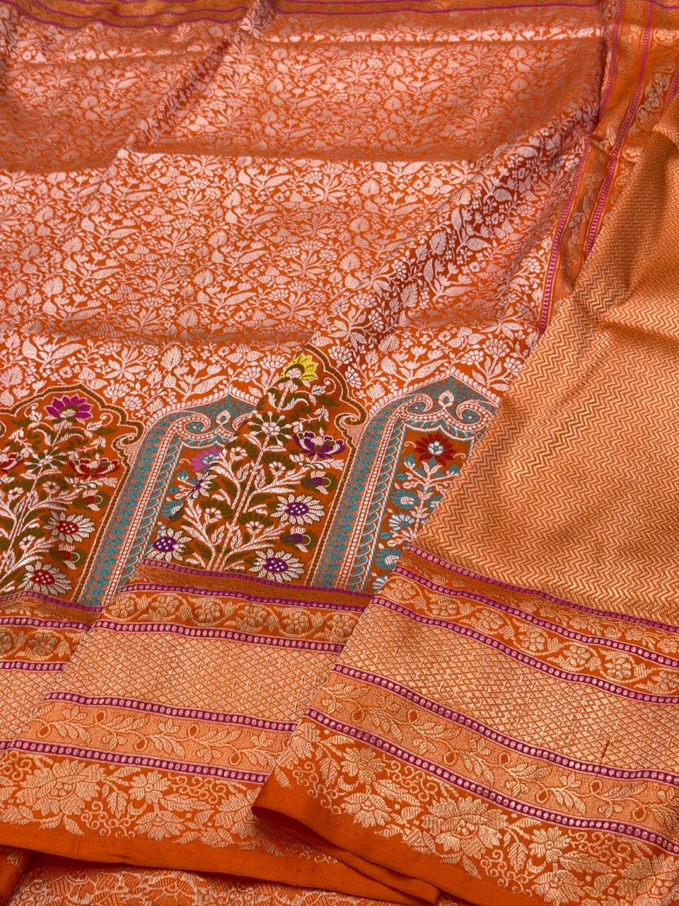 Handwoven Pure Banarasi Silk Saree