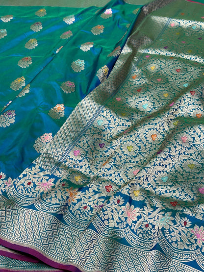 Handwoven Pure Banarasi Silk Saree