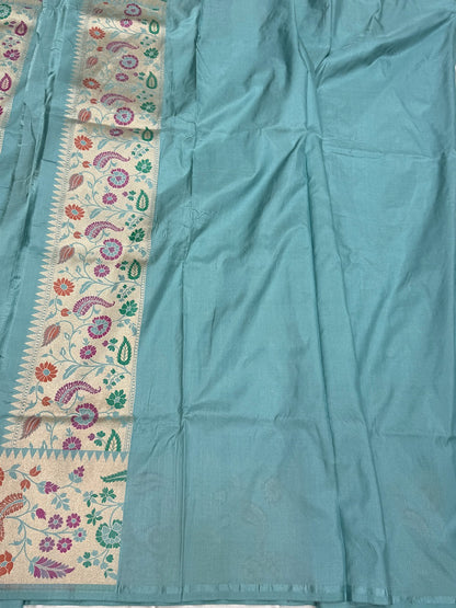 Banarasi Paithni Minakari Pure Silk Saree