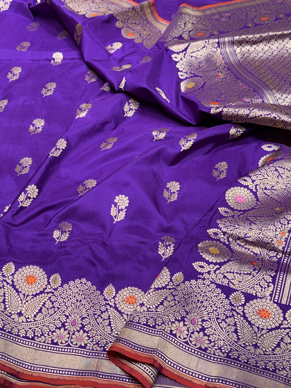Red Handwoven Banarasi Pure Silk Saree