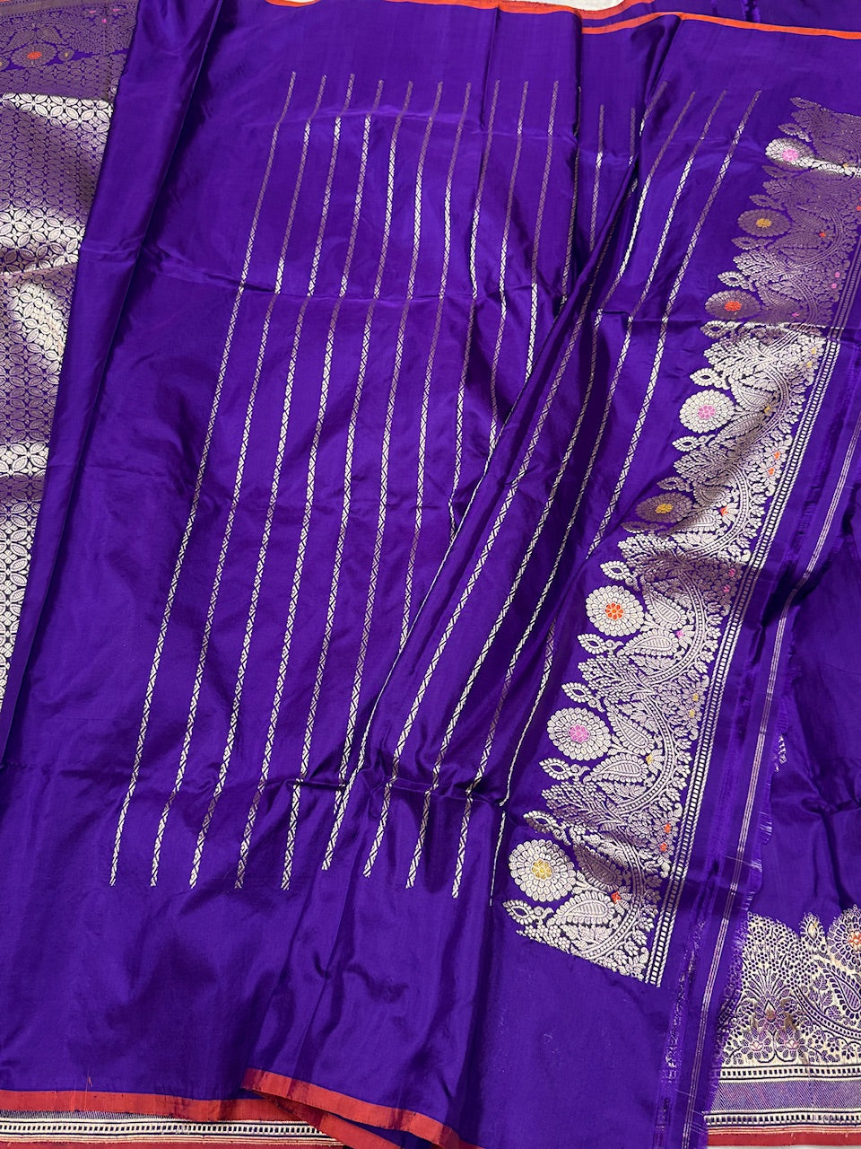 Red Handwoven Banarasi Pure Silk Saree