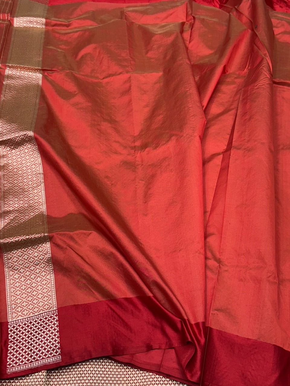 Handwoven Pure Banarasi Organza Silk Saree