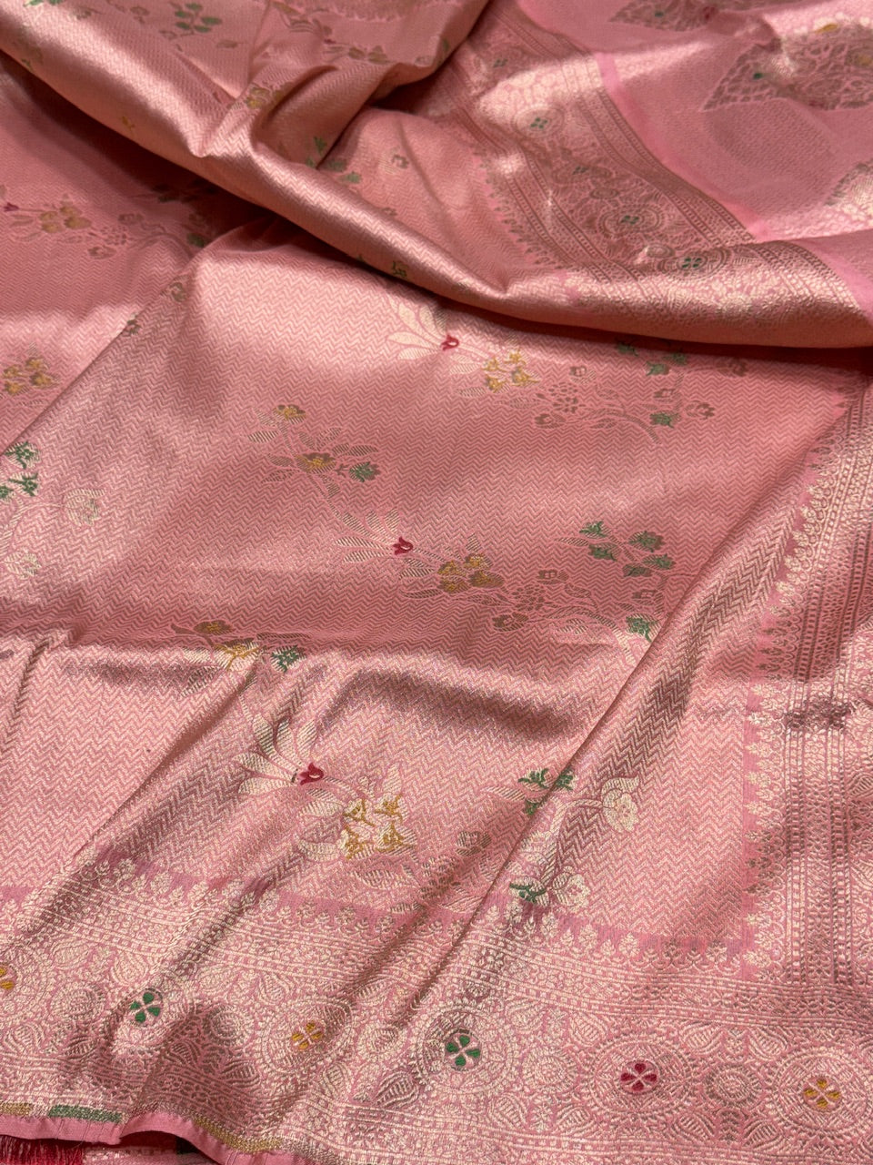 Banarasi Minakari Pure Silk Brocade Saree