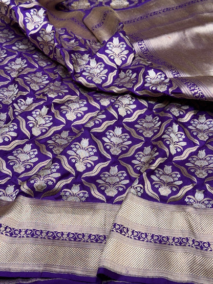 Handwoven Pure Banarasi Silk Saree