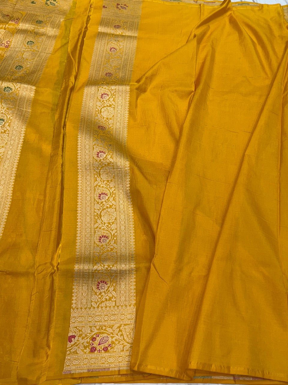 Banarasi Minakari Pure Katan Silk Saree | Pure Silk | Minakari Work | Cutwork Technique | Banarasi Katan Silk Saree