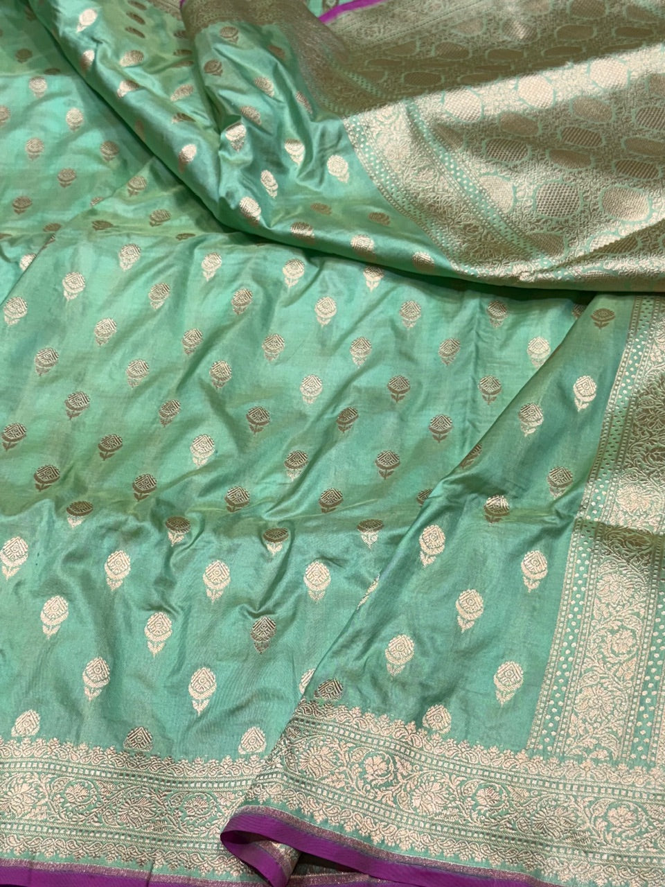 Banarasi Pure Katan Silk Saree | Pure Silk | Cutwork Technique | Banarasi Katan Silk Saree