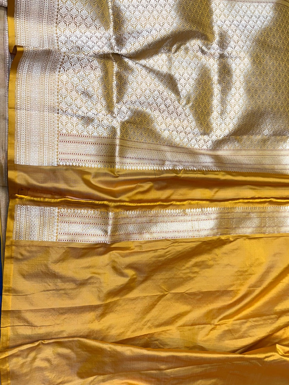 Handwoven Pure Banarsi Satin Silk Saree