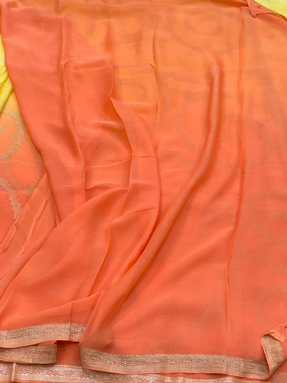 Pure Chiffon Georgette Saree